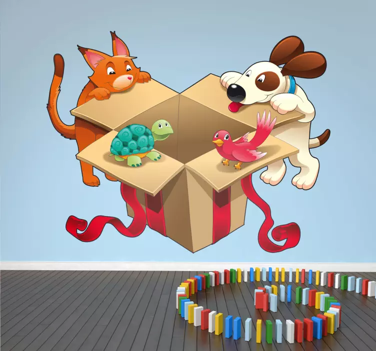 Vinilo decorativo mascotas regalo - TenVinilo