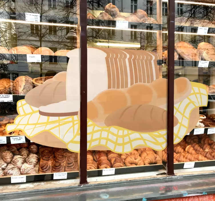 Vinilo decorativo pan - TenVinilo