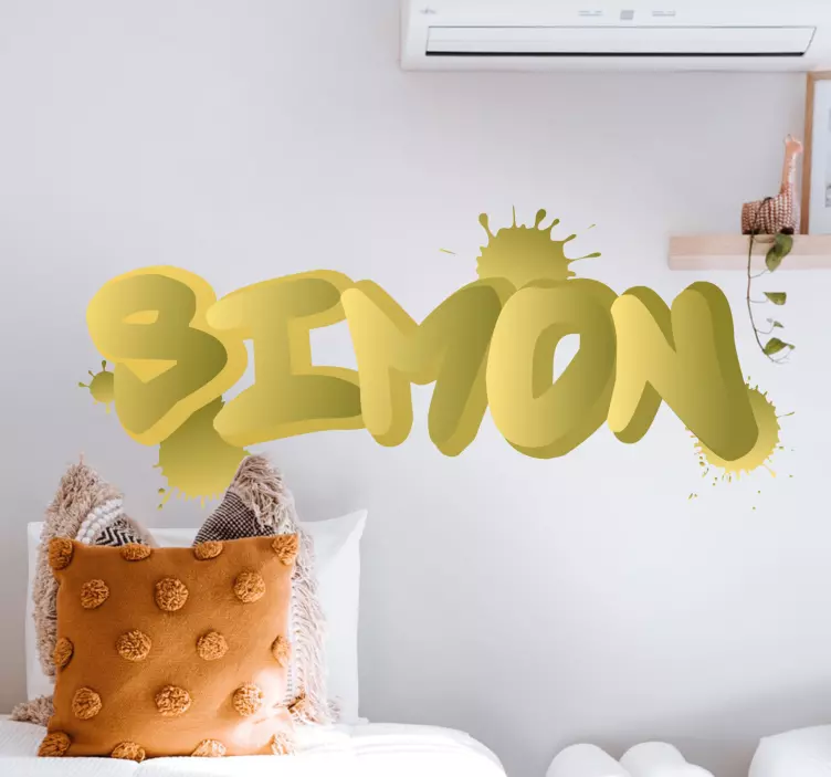 Vinilo personalizable Nombre de estilo de graffiti de la calle do - TenVinilo