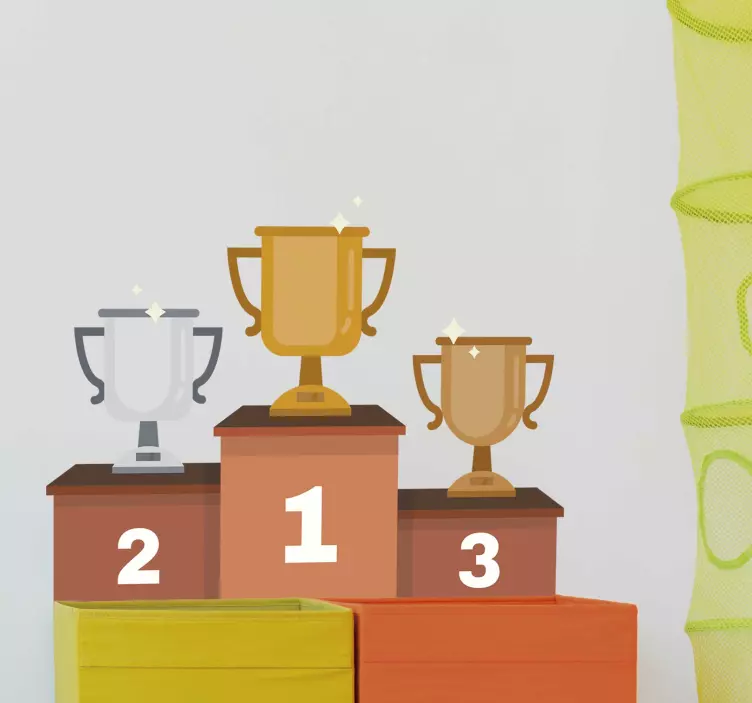 Vinilo decorativo podium olímpico - TenVinilo