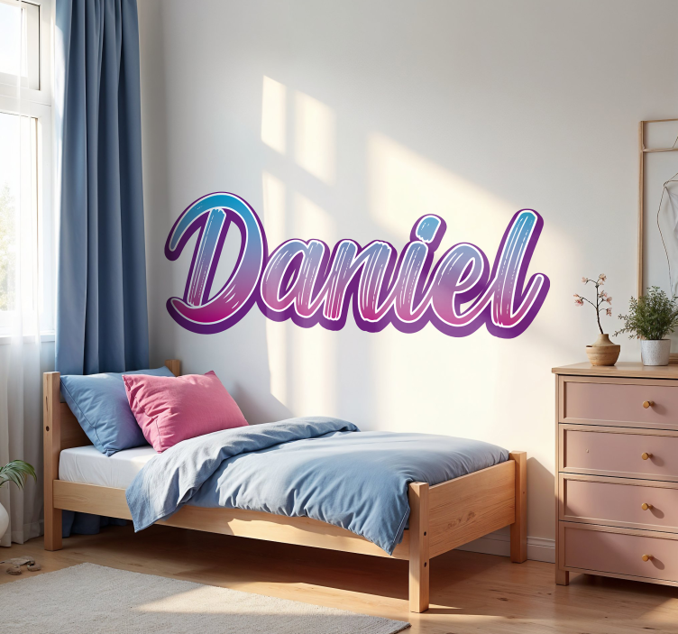 Vinilo urban Graffiti morado - TenVinilo