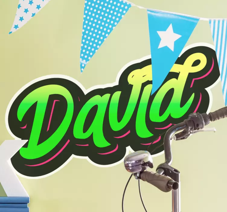 Vinilo urban Graffiti verde - TenVinilo