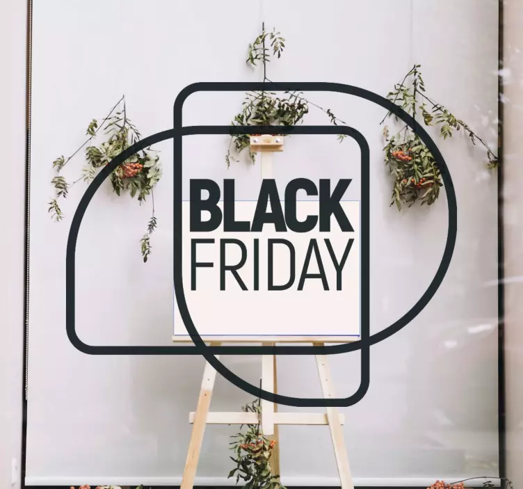 Vinilo escaparate texto del anuncio de venta - TenVinilo