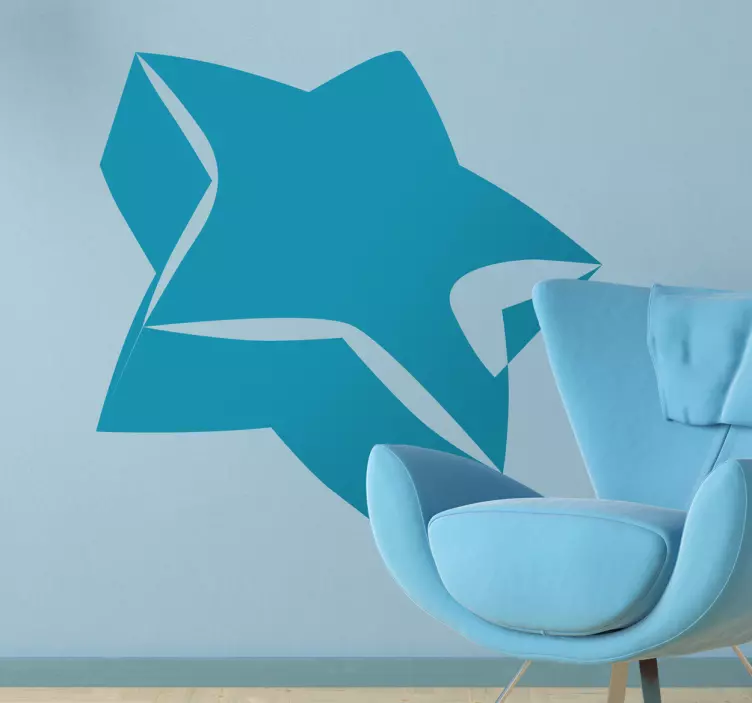 Vinilo estrella 3D - TenVinilo