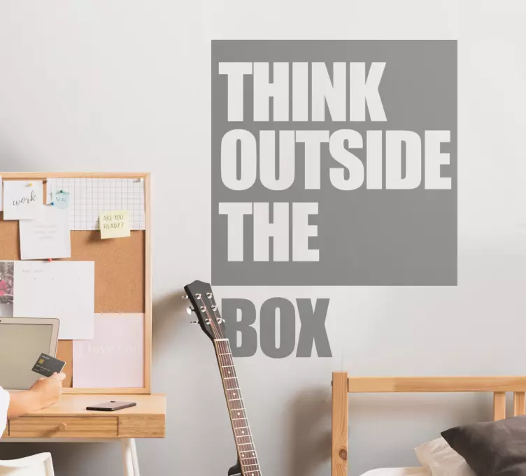 Vinilo frase célebre considera perspectivas alternativas - TenVinilo