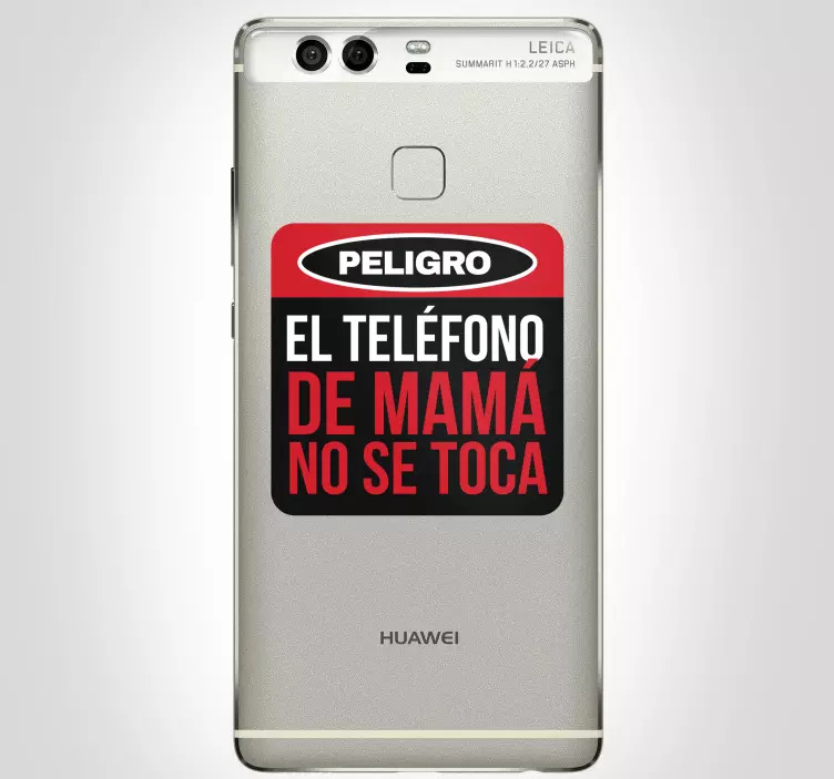Vinilo frase el móvil de mama no se toca - TenVinilo