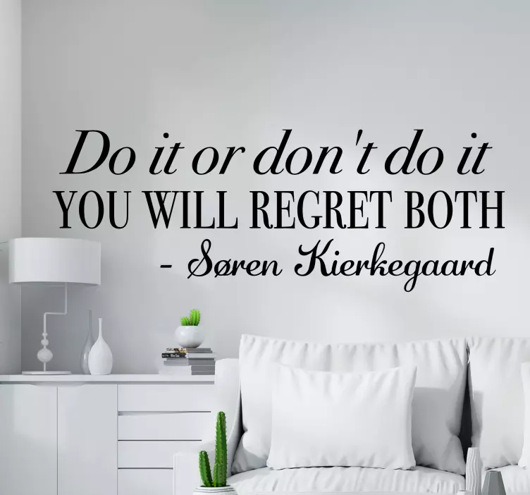 Vinilo frase elección de vida inspiradora - TenVinilo