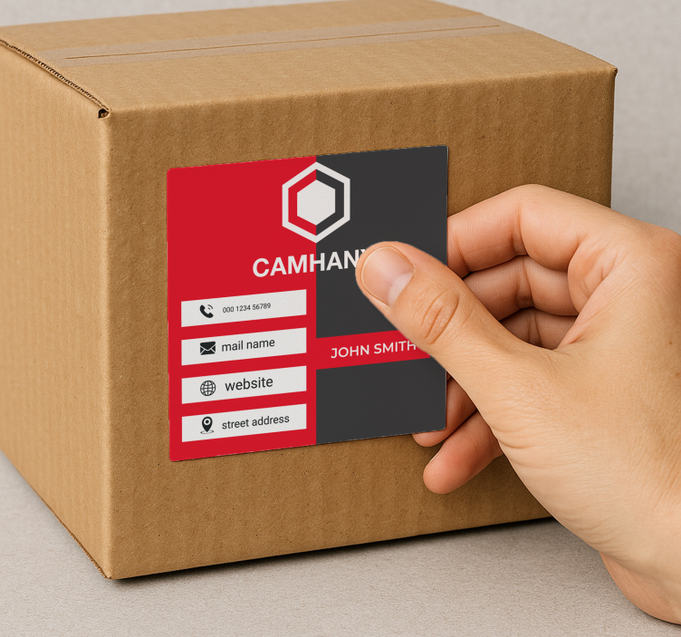 Vinilo decorativo personalizable tarjeta de visita - TenVinilo