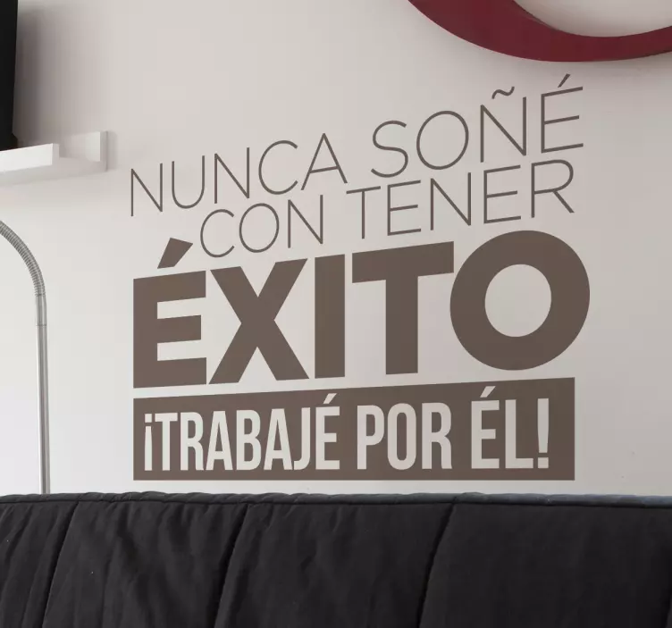 Vinilo frases motivadoras Estée Lauder - TenVinilo