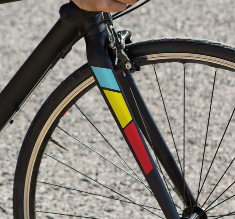 Vinilo horquilla frontal de bicicleta de carretera - TenVinilo