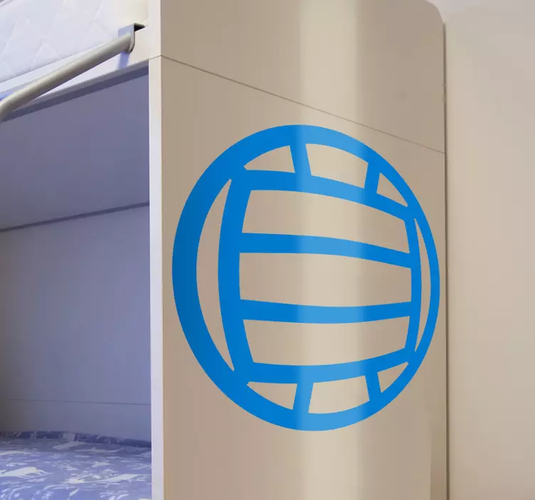 Vinilo icono pelota volley - TenVinilo