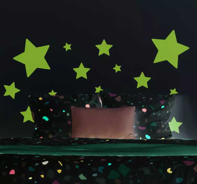 Vinilo infantil estrellas varios tamaños - TenVinilo