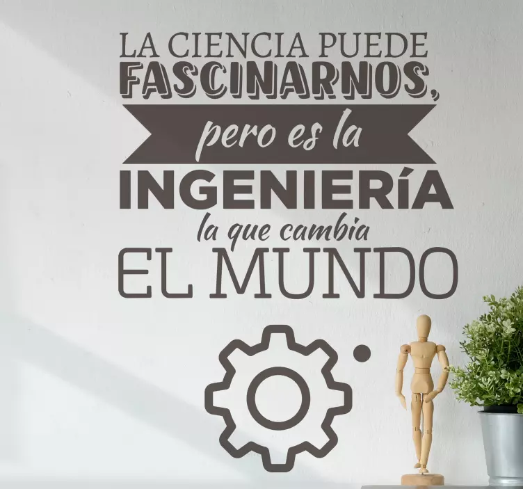 Vinilo ingeniería cambiar el mundo - TenVinilo