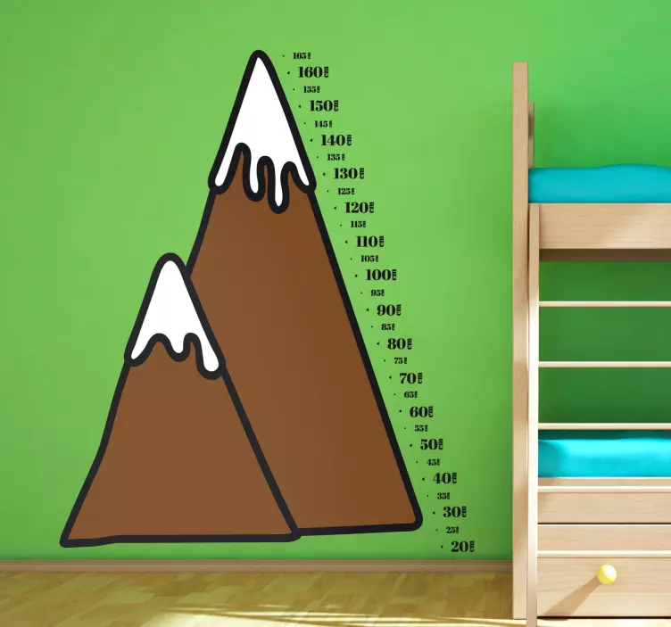 Vinilo medidor montaña - TenVinilo