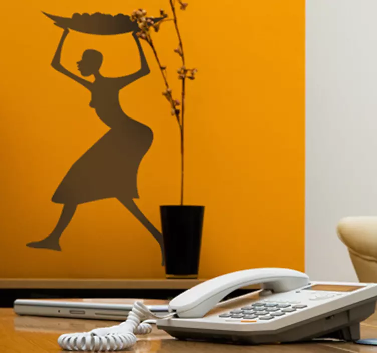 Vinilo mujer africana - TenVinilo