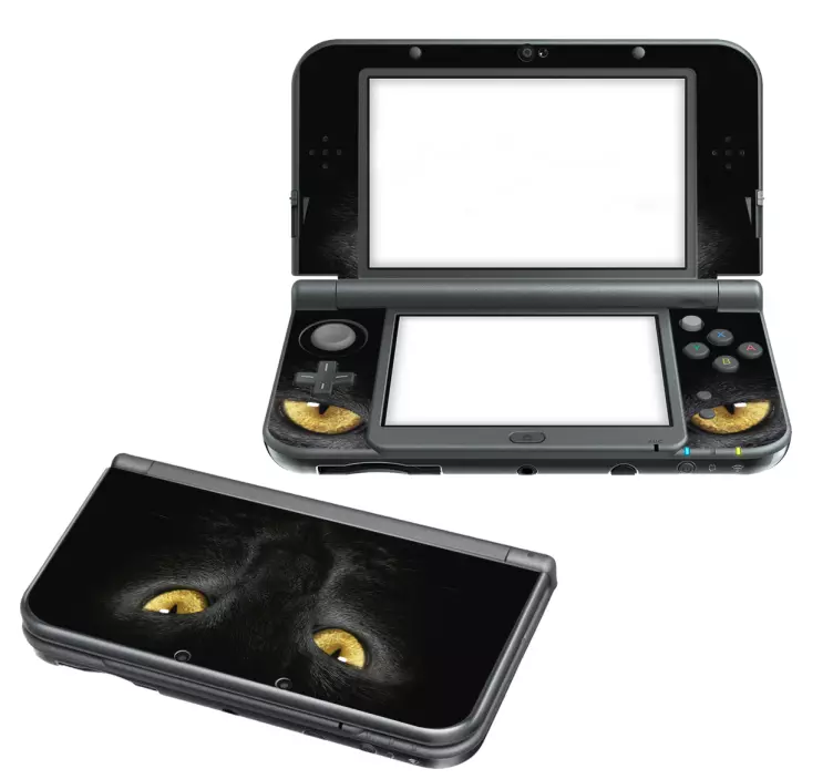 Vinilo Nintendo cara de gato - TenVinilo