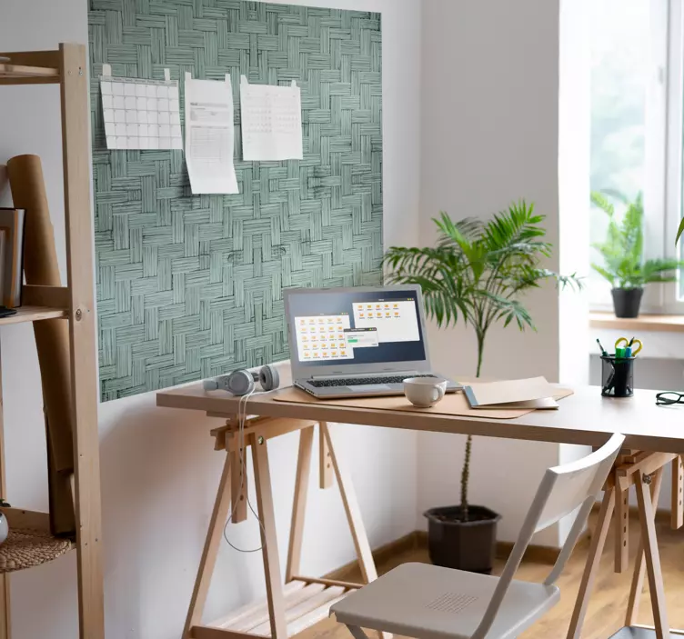 Vinilo oficina superficie texturizada tejida - TenVinilo