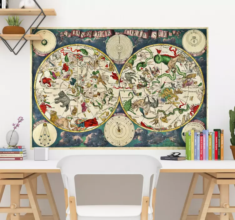 Vinilo original mapa estelar - TenVinilo
