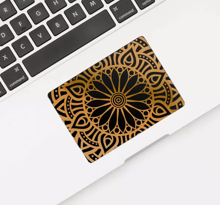 Vinilo ornamental touchpad sticker mandala - TenVinilo