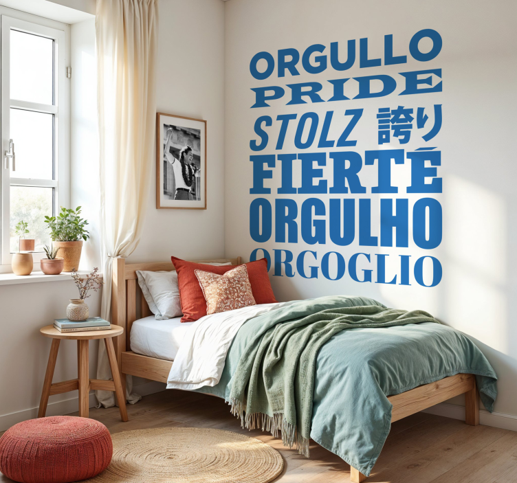 Vinilo palabras del orgullo - TenVinilo