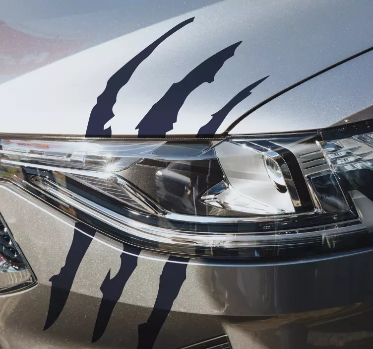 Vinilo 3d coche rasguños para luces - TenVinilo