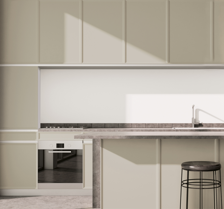 Vinilo para cocina sábana beige claro - TenVinilo