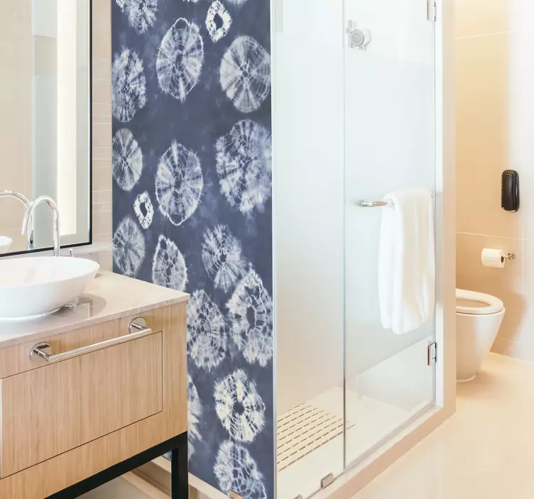 Vinilo para mampara shibori - TenVinilo