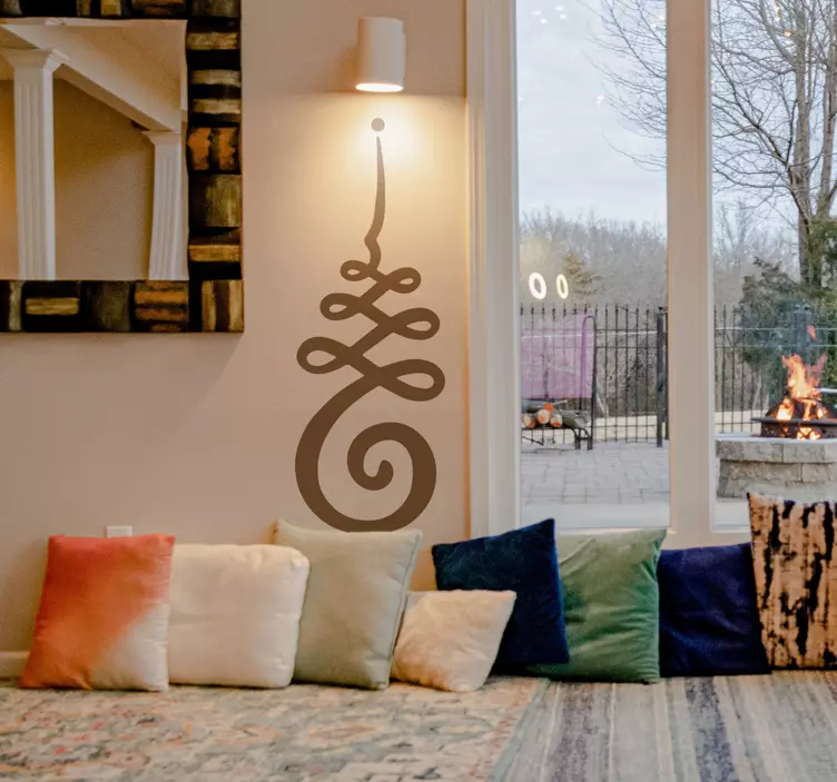 Vinilo pared Símbolo único - TenVinilo