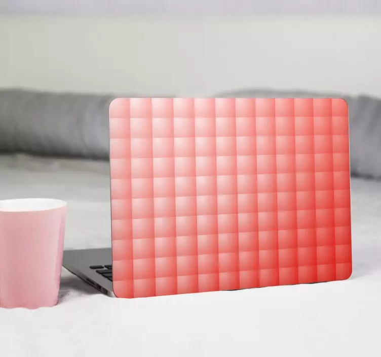 Vinilo para pc patrón living coral - TenVinilo