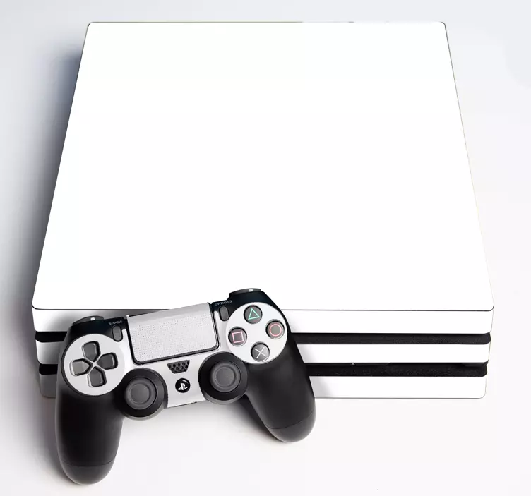 Vinilo PS4 Ps4 blanco sólido - TenVinilo