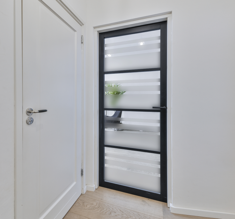 Vinilo trazo Lineas para puerta - TenVinilo