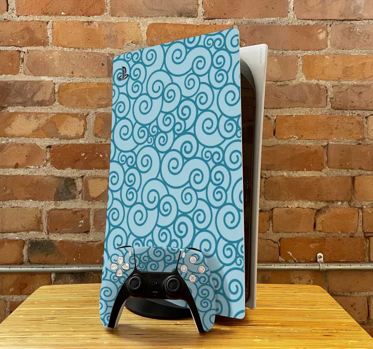 Skin PS5 Remolinos de hielo - TenVinilo