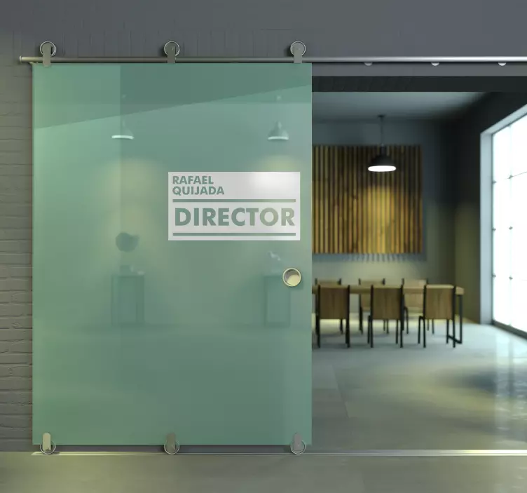 Vinilo para puerta carga personalizableCarga personalizable - TenVinilo