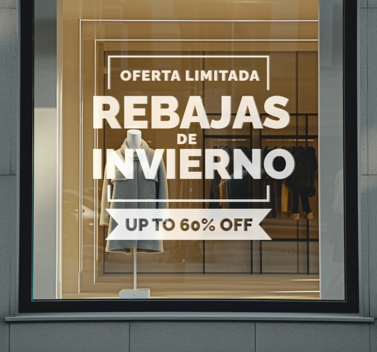 Vinilo rebajas oferta limitada invierno - TenVinilo