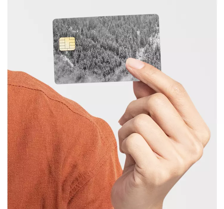 Pegatina para tarjeta de crédito forest - TenVinilo