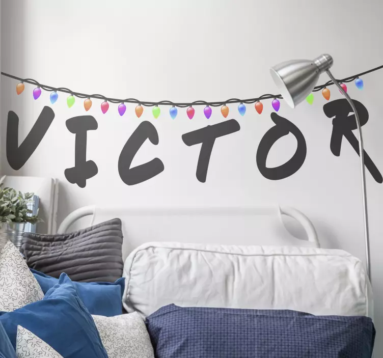 Vinilo tv Stranger Things Personalizable - TenVinilo