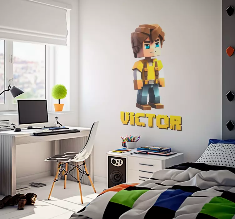 Pegatina videojuego niñoNiño - TenVinilo