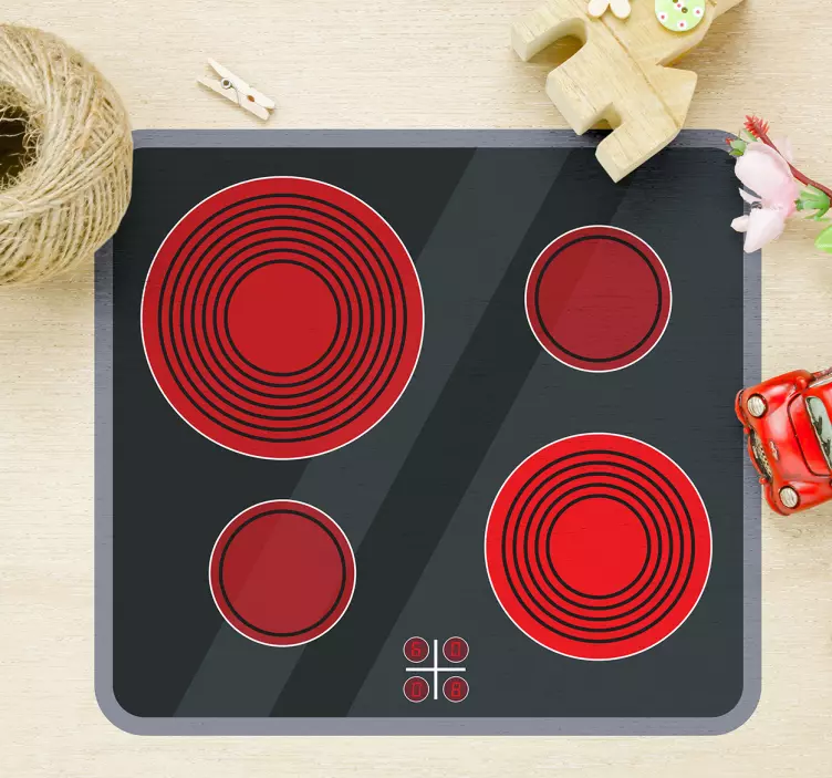 Vinilo infantil vitrocerámica cocina - TenVinilo