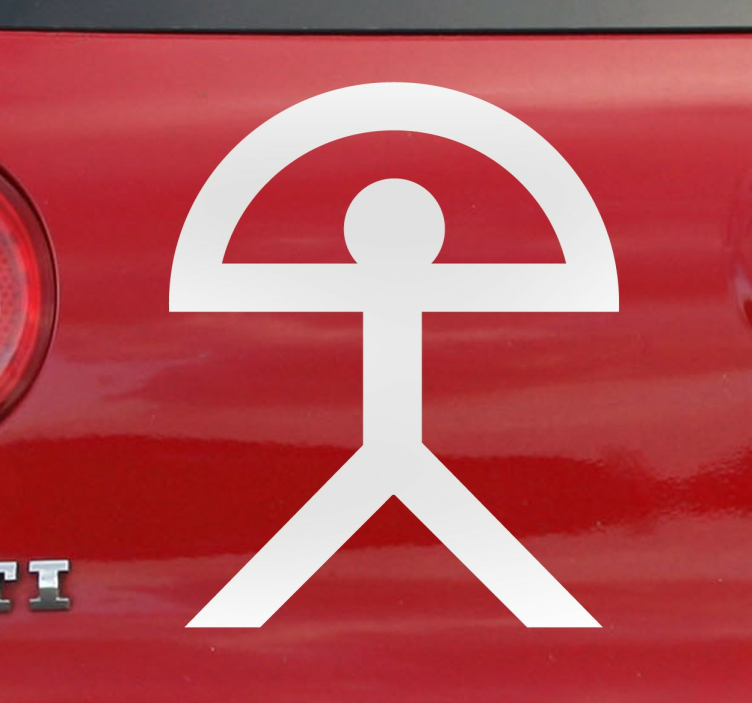 Vinilos Almería símbolo Indalo - TenVinilo