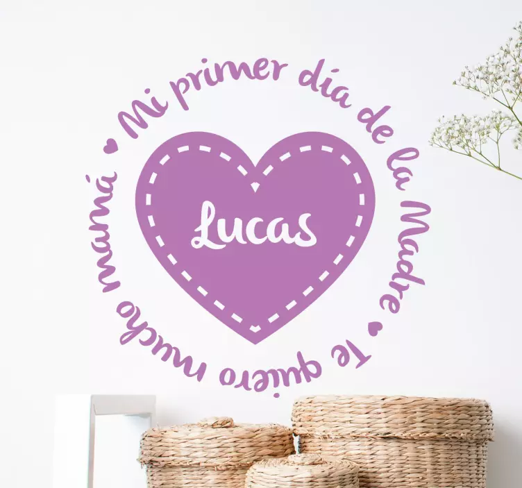 Vinilos para mamá personalizables - TenVinilo