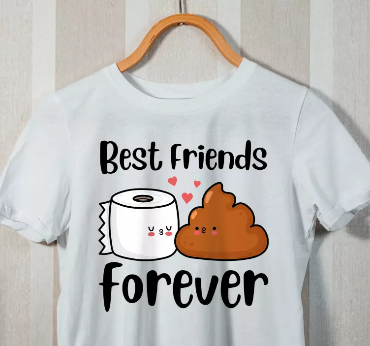 Inodoro cita divertida diseño camiseta personalizada - TenVinilo