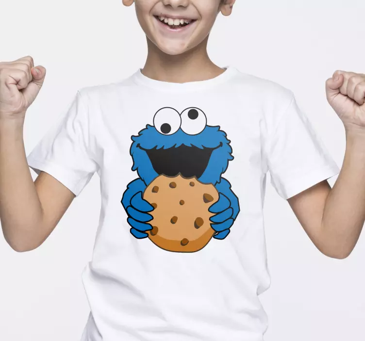 Camiseta personalizada monstruo de las galletas - TenVinilo