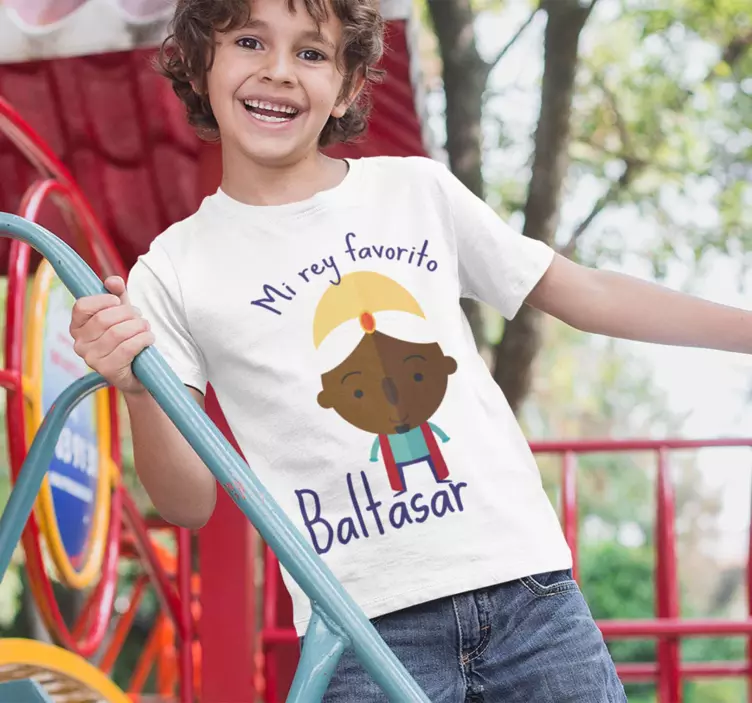 Camiseta navideña Rey Baltasar - TenVinilo