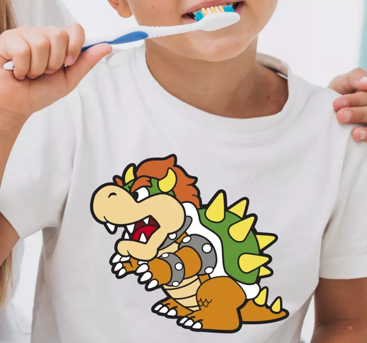 Camiseta infantil Camiseta de bowser - TenVinilo