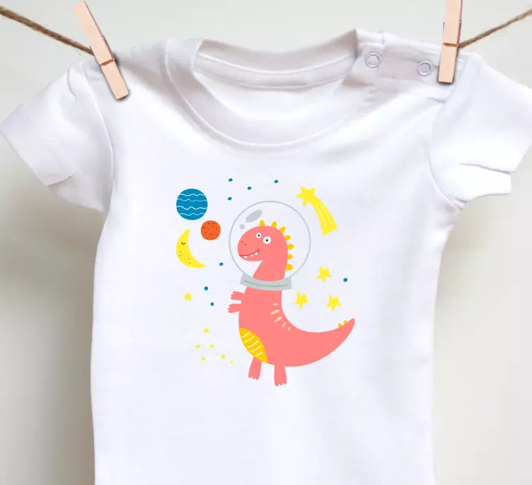 Camiseta infantil Dinosaurio en el lugar - TenVinilo