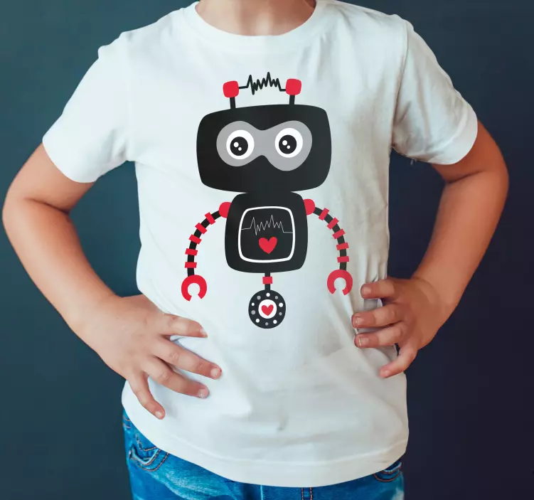 Camiseta niños robot bebe - TenVinilo