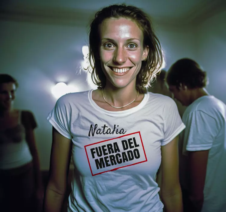 Camisetas con nombre this market is full of fresh produceEste mer - TenVinilo