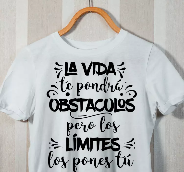 Los límites los pones tú camiseta personalizada - TenVinilo