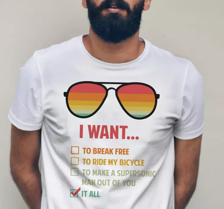 "reina" quiero... Camiseta personalizada - TenVinilo