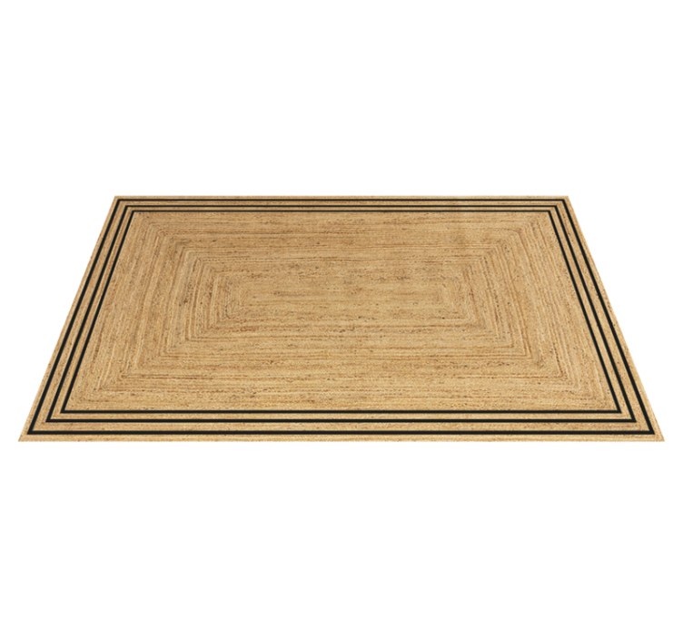 Alfombra vinílica cocina textura yute natural - TenVinilo